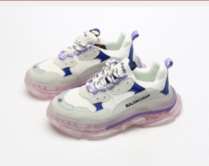 Balenciaga Triple S Branco Roxo