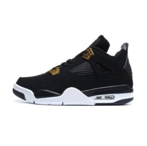 Air Jordan 4 Preto com fivela dourada