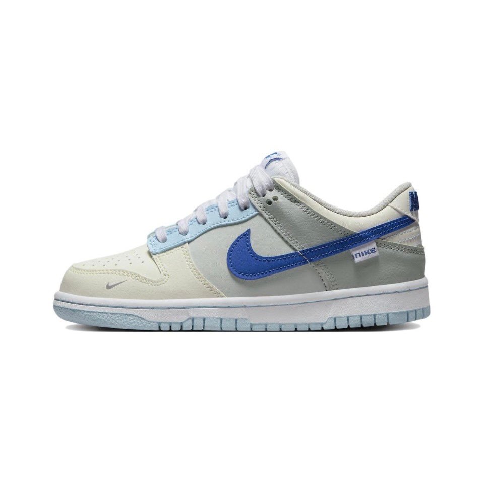 Nike Dunk Low marfim hiper royal
