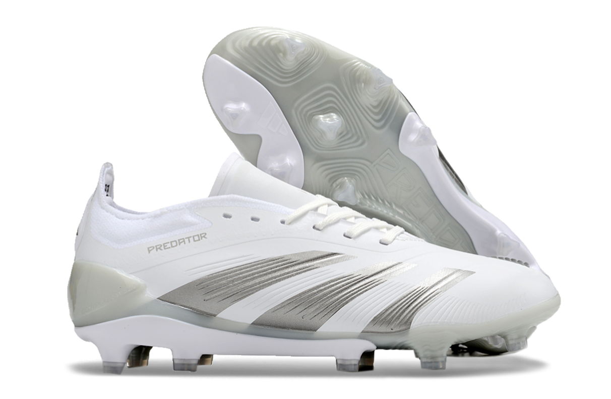 Adidas Predator 24 FG Branco Cinza