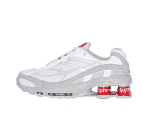 Nike Shox Ride 2 SP Supreme Branco Cinza Vermelho