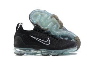 Nike Air VaporMax 2021 FK Preto Prata Metálico