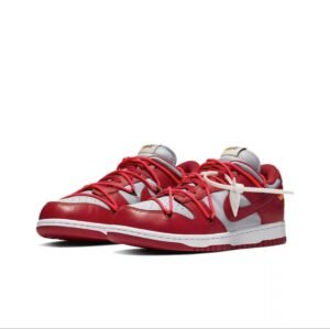 Nike Dunk Low Off-White Vermelho Universitário