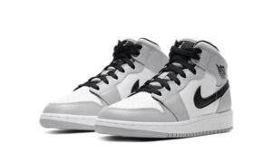 Air Jordan 1 Mid GS “Light Smoke Grey” 554724-092