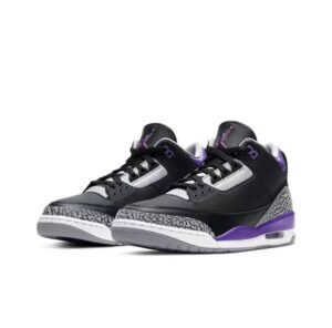 Air Jordan 3 Retro Preto Quadra Roxo
