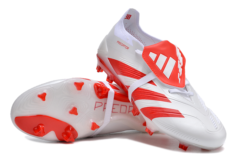 Adidas Predator 24 FG Branco Vermelho