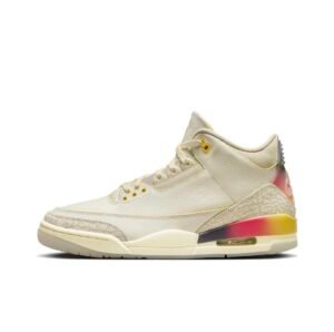 J Balvin x Jordan Air Jordan 3 Retro SP”Medellín Sunset Leather Sunset Gradient Smiling Face Durável