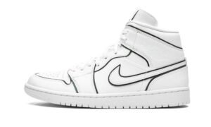 Air Jordan 1 Mid Branco Refletivo Iridescente CK6587-100