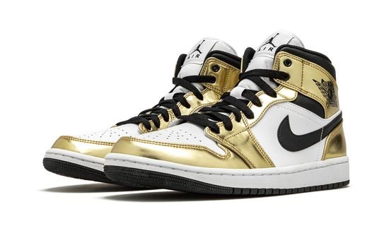 Air Jordan 1 Mid 'Metallic Gold' DC1419-700 - Imagem 3