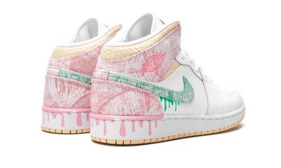 Air Jordan 1 Mid SE GS “Ice Cream”DD1666-100 - Imagem 3