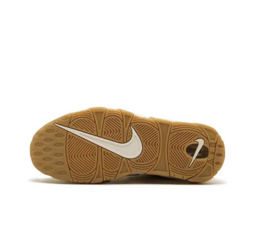 Nike Air More Uptempo Quilted Wheat Gum Light Brown (W) - Image 5