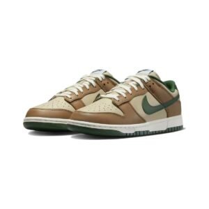Nike Dunk Low marrom arroz verde