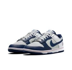 NBA x Nike Dunk Low com emblema "Brooklyn Nets"