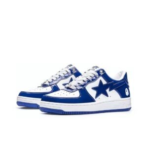 Bapesta A BATHING APE STA azul e branco