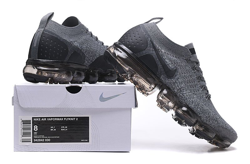 Nike Air VaporMax 2 Cinza Escuro - Imagem 7