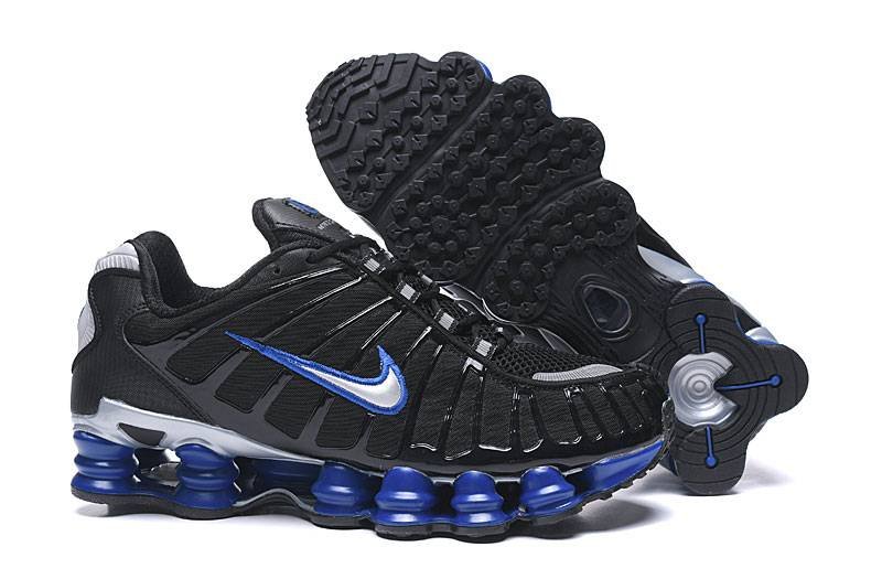 Nike Shox TL Preto Branco Azul