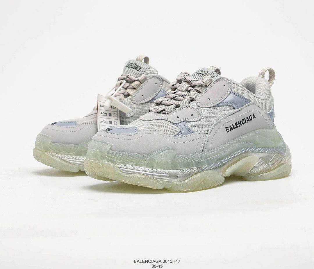 Balenciaga Triple S com sola transparente - Imagem 2