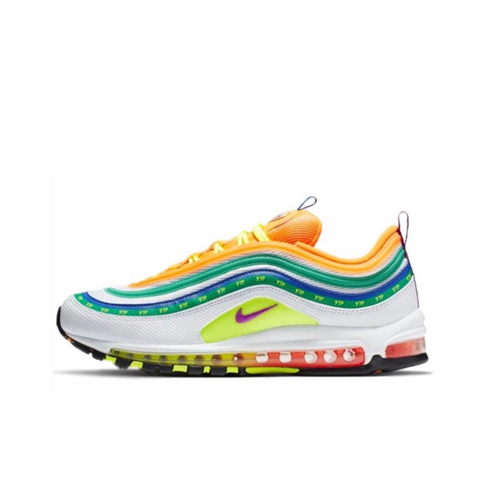 나이키 에어맥스 97 Branco Laranja - Image 2